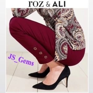 Plus Slimming Classic Fit Cloth Female Ankle Pants